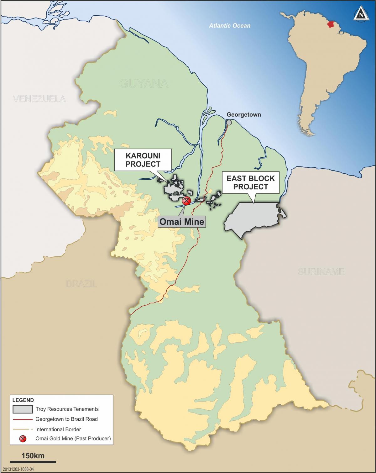 kat jeyografik nan Giyàn montre resous mineral