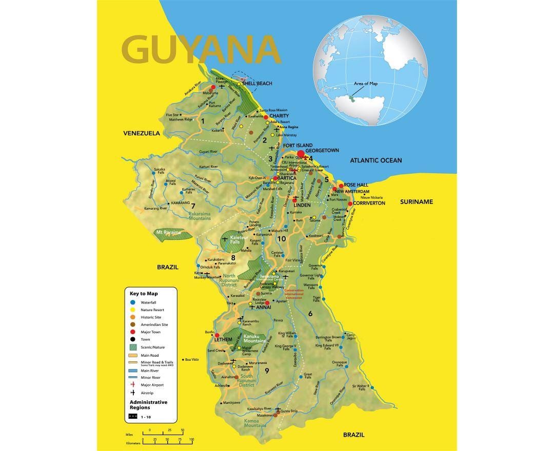 kat jeyografik nan kat jeyografik kote Giyàn