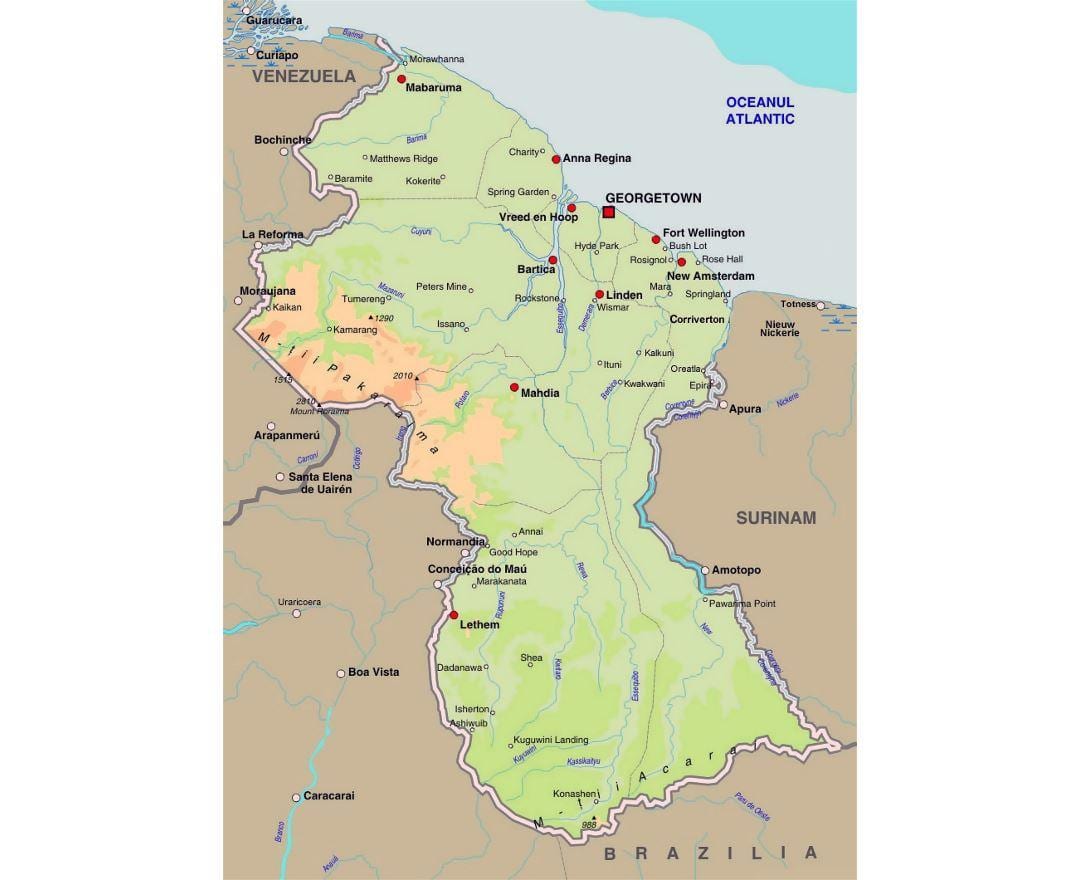 kat jeyografik nan Giyàn montre tout ti bouk