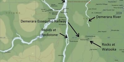 Kat jeyografik nan essequibo kòt Giyàn
