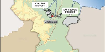 Kat jeyografik nan Giyàn montre resous mineral